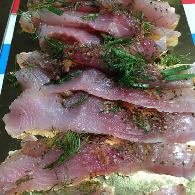 Gravlax de truite naturelle aux baies rouges et fenouil 150G