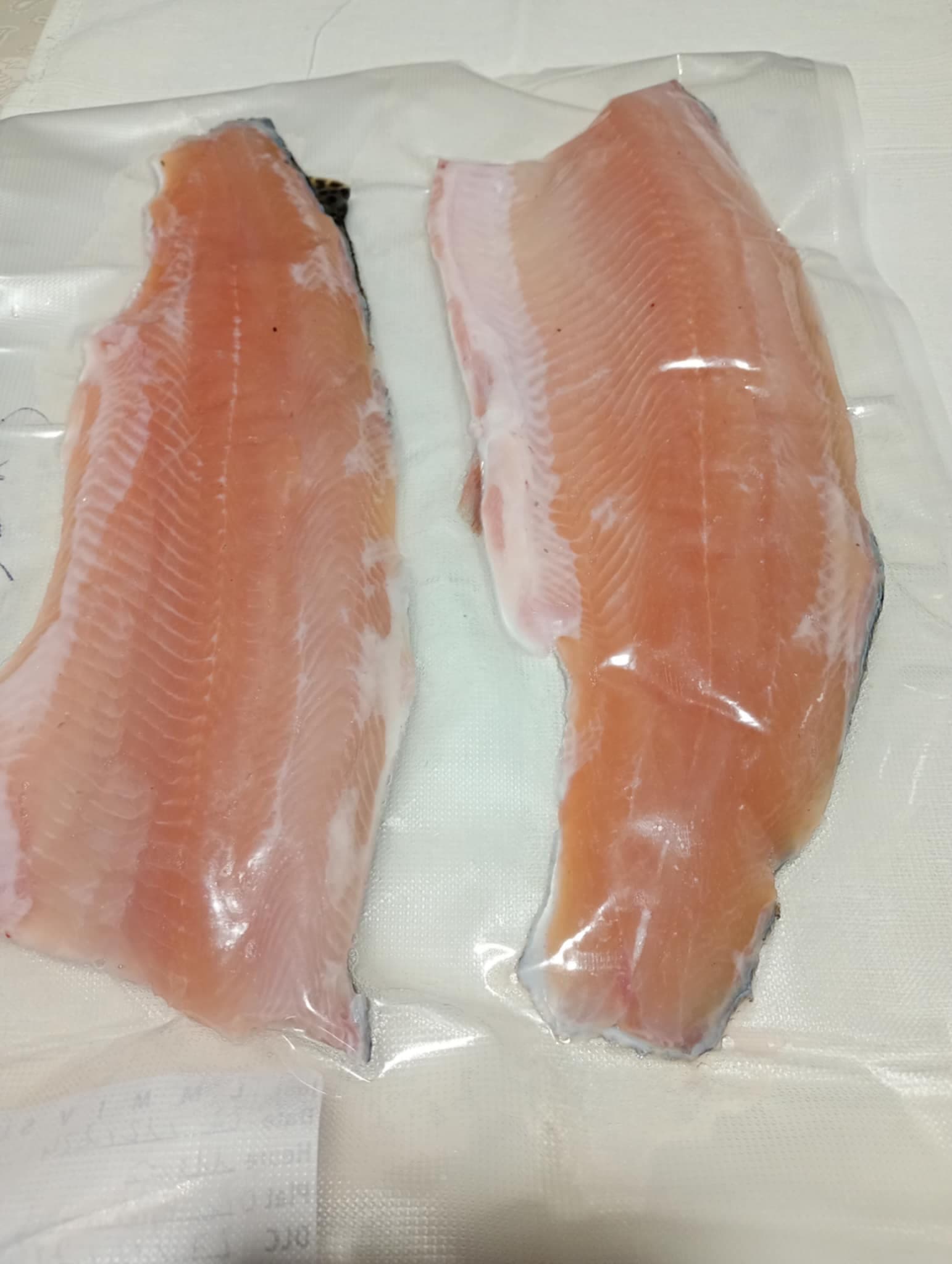 Filets de truites Naturelle sous vide par 2